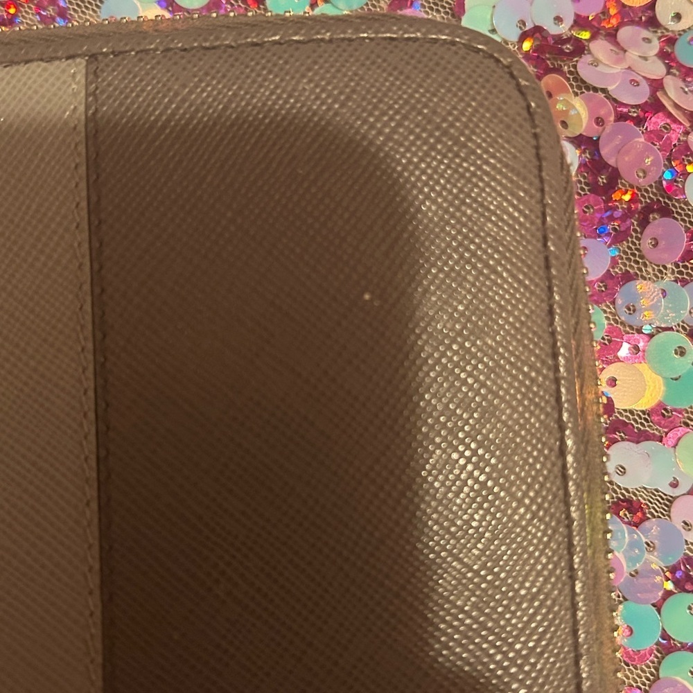 Prada Two Tone Grey Saffiano Leather Wallet - Picture 8 of 8